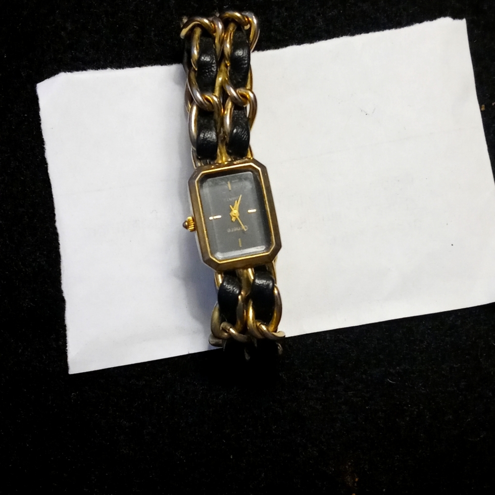 Leather and Chain Watch